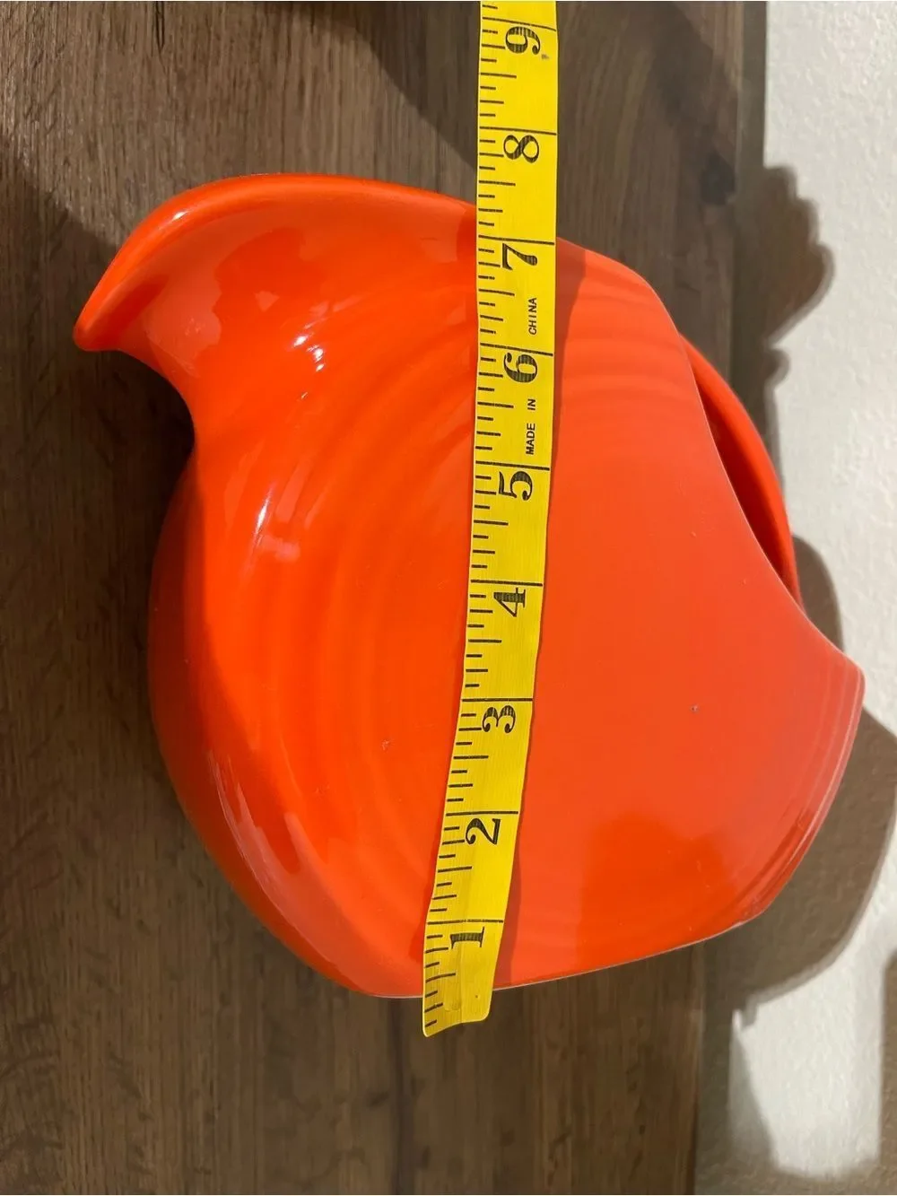 Fiesta Bright Orange Disc Pitcher